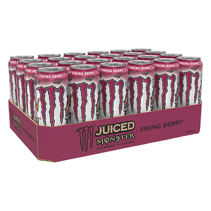 24 x Monster Energy, 50 cl, Juiced Viking Berry