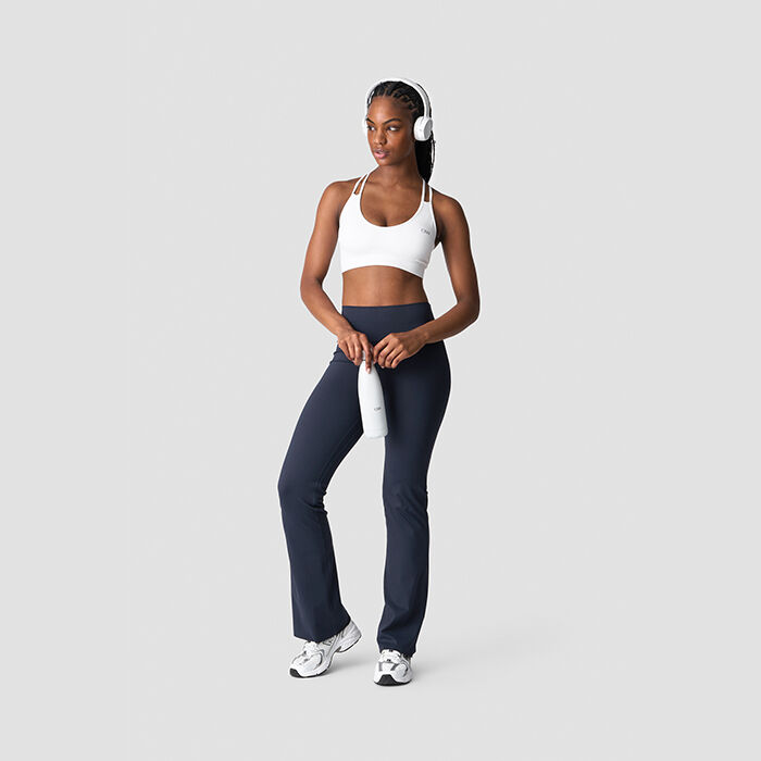 Nimble Flared Tights Marinbl&aring;