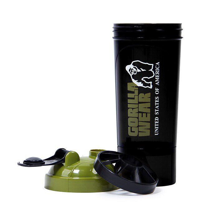 Shaker Compact Sort/Gr&oslash;n 400 ml + 100 ml