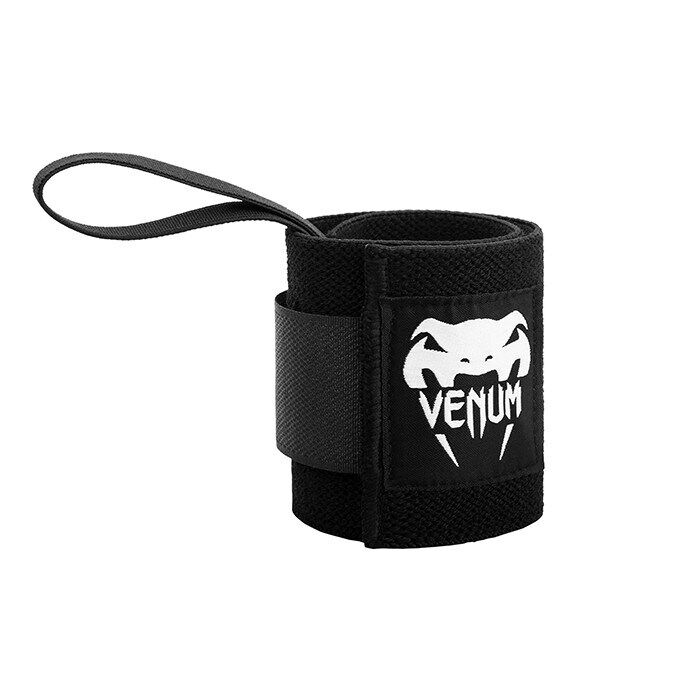 Venum Hyperlift Lifting Wrist Bands (par) Sort