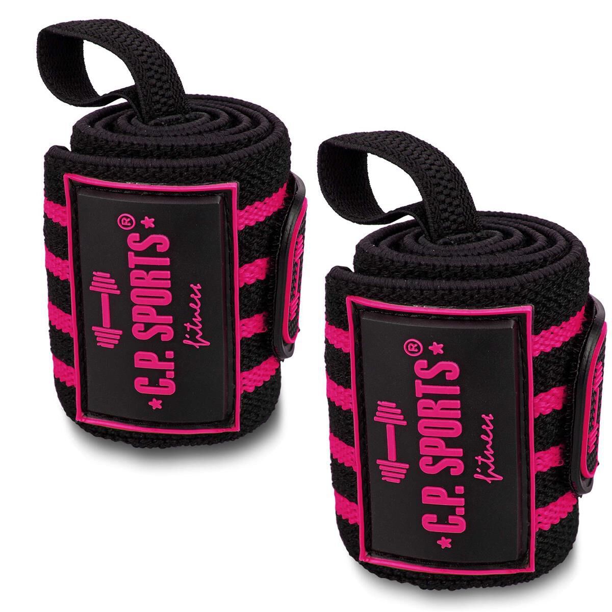Strongman handledslindor 50 cm Rosa