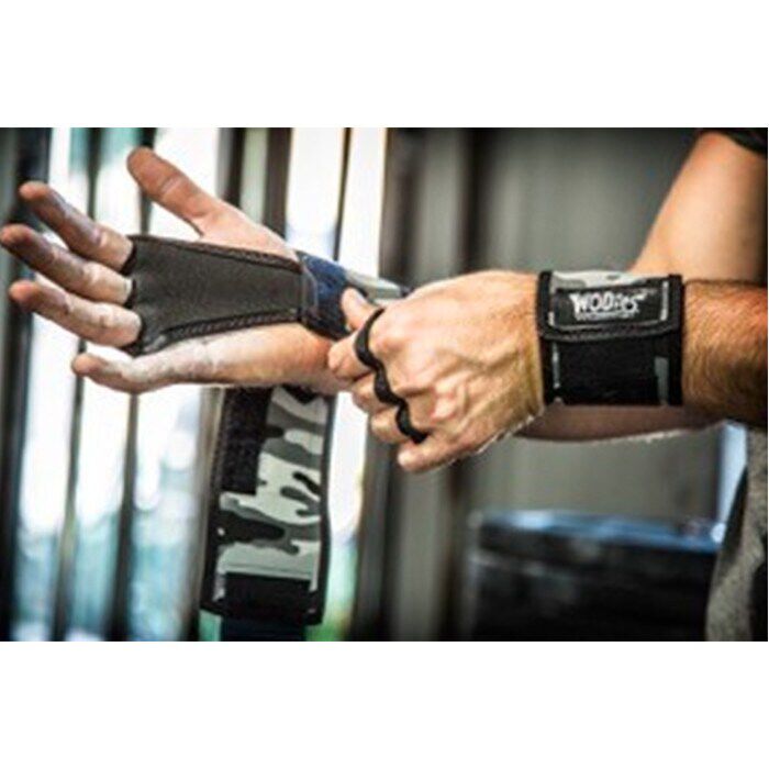 WODies Grip og H&aring;ndledsst&oslash;tte Gr&aring; Camo