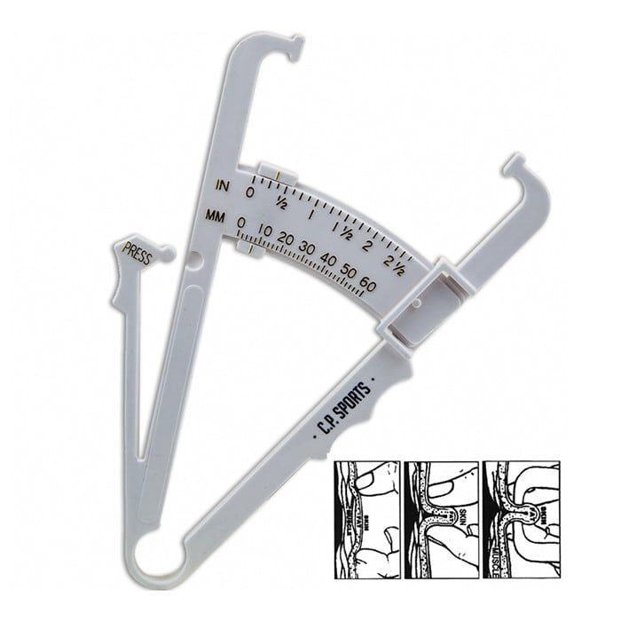 Fat Caliper Kroppsfedt M&aring;ler Hvid