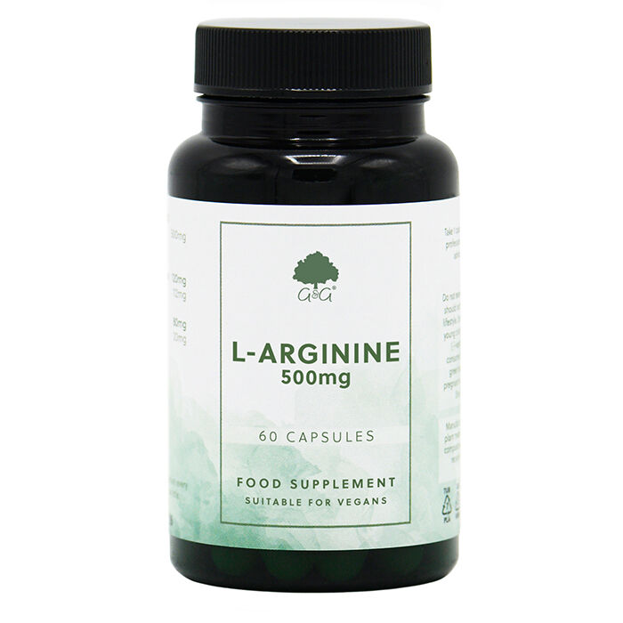 L-Arginine 500mg 60 kapsler