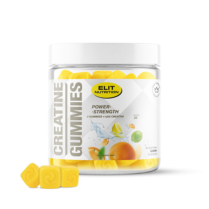 Creatine Gummies, 60 gummies Lemon Lemon