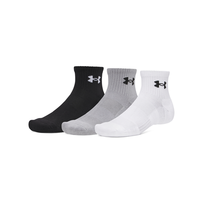 Performance Quarter Str&oslash;mper Hvid 3‑pak