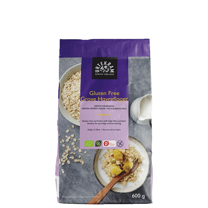 Grove Havreflager Glutenfri 600 g