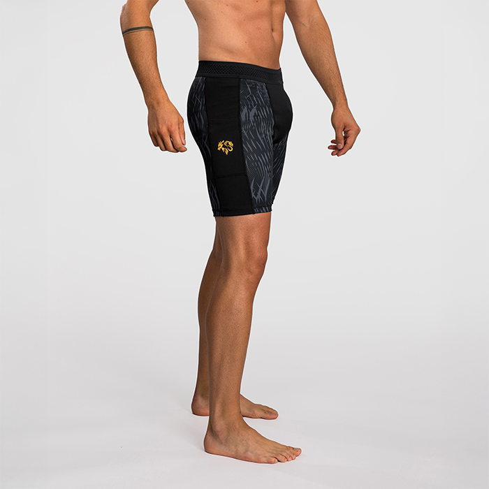 Venum X Chimaev Wild Borz Vale Tudo Shorts Sort Gr&aring;