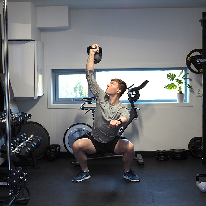 Kettlebell med beskyttelse  