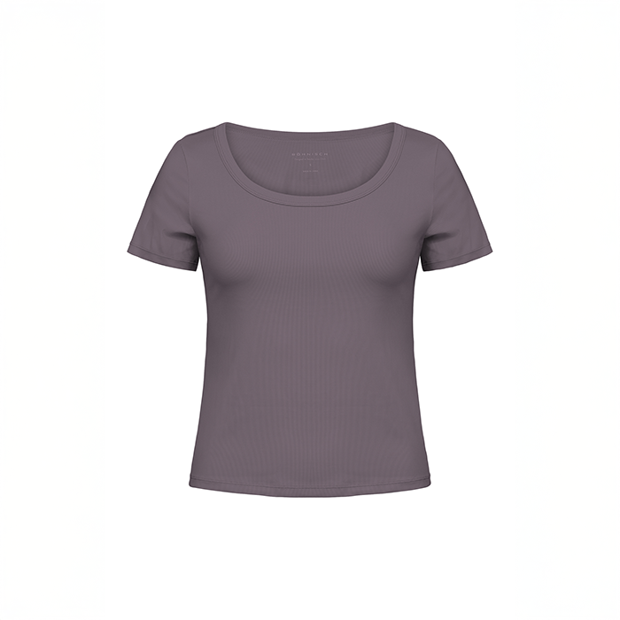 Rib Tr&aelig;ningstshirt Lilla
