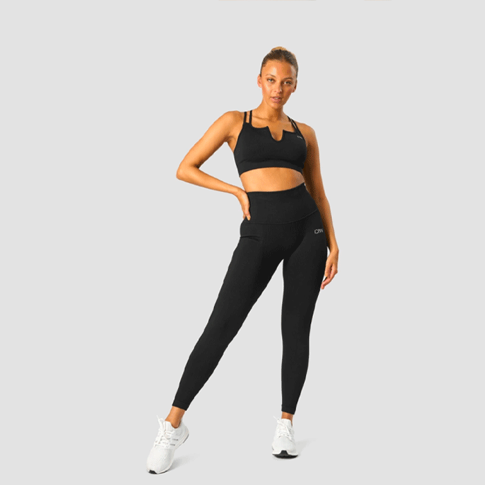 Ribbed Define Seamless Pocket Tights Sort