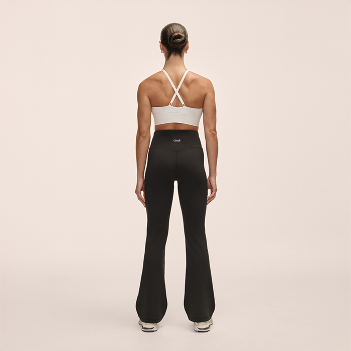 Soft Touch Flare Pants Sort