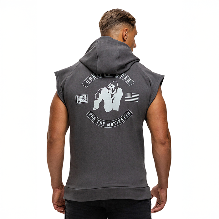 Huntley &AElig;rmel&oslash;s Hoodie Gr&aring;