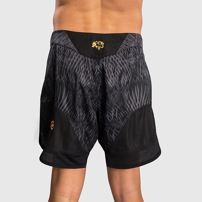 Venum X Chimaev Wild Borz Fightshorts Sort Gr&aring;