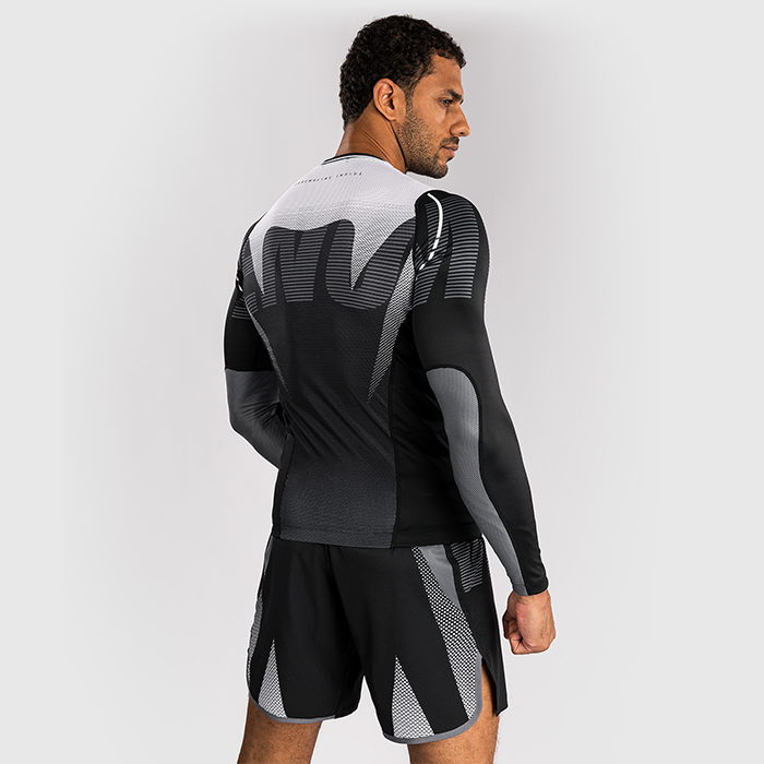 Venum Adrenaline Rashguard Sort Gr&aring;