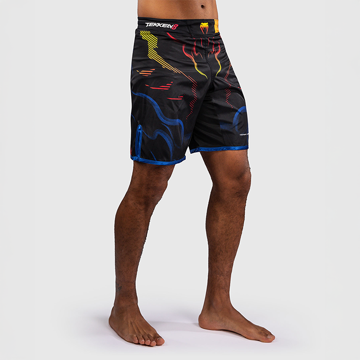 Venum x TEKKEN 8 Fightshorts Yoshimitsu Sort Orange