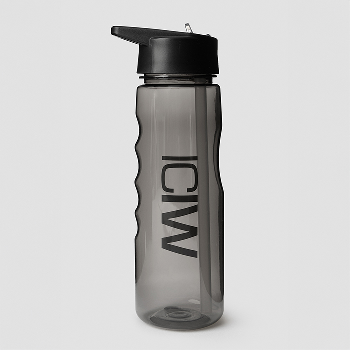Straw Vandflaske 750 ml Sort