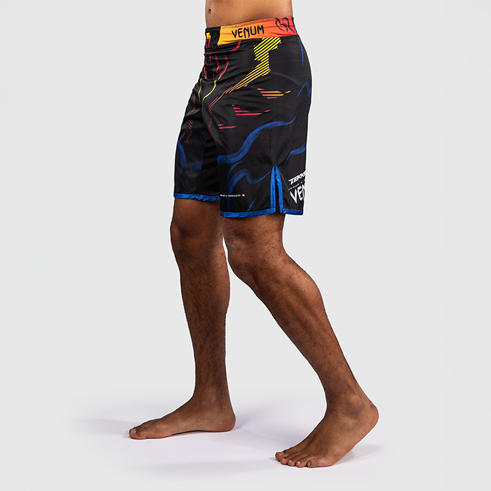 Venum x TEKKEN 8 Fightshorts Yoshimitsu Sort Orange