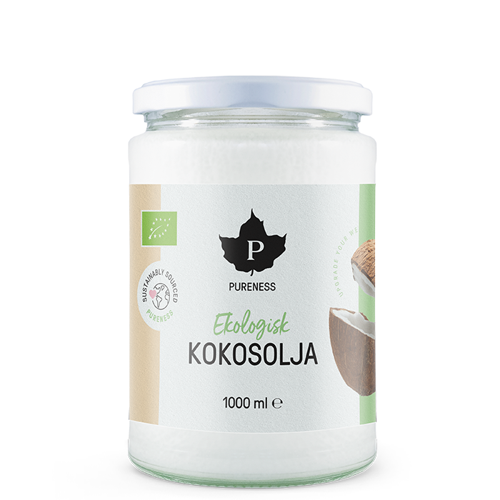 Jomfrukokosolie &Oslash;ko 1000 ml