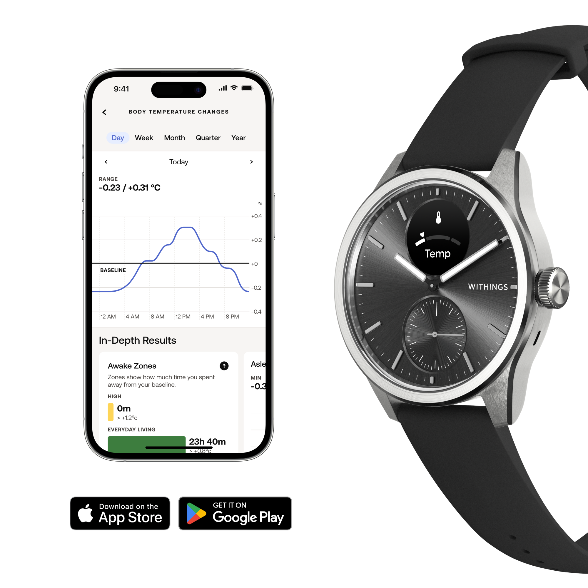 Tr&aelig;ningsur Scanwatch 2 42mm Black