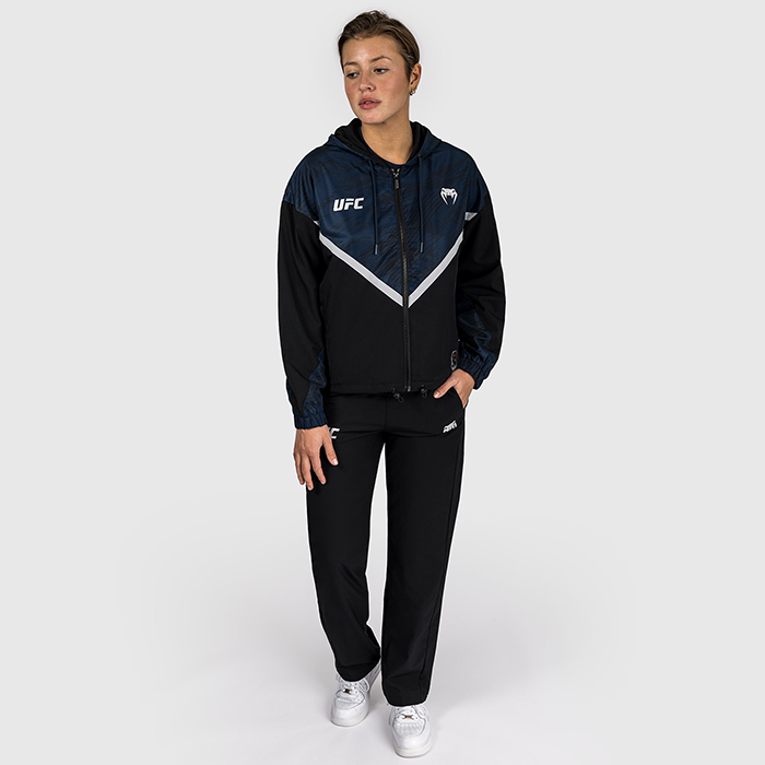 UFC Fusion by Venum Fight Week Women's Zip Hoodie Oceanic Blue