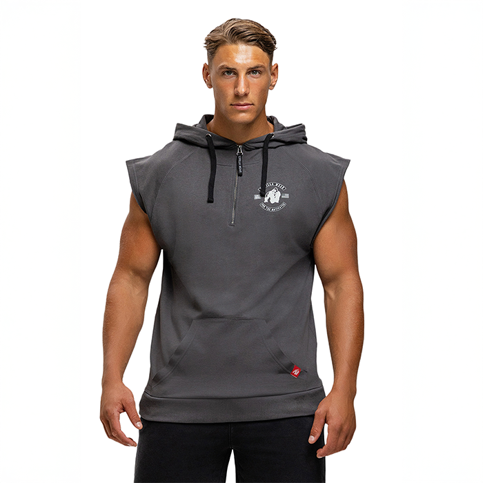 Huntley &AElig;rmel&oslash;s Hoodie Gr&aring;