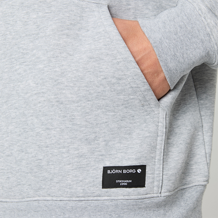 Centre Hoodie Lysegr&aring;