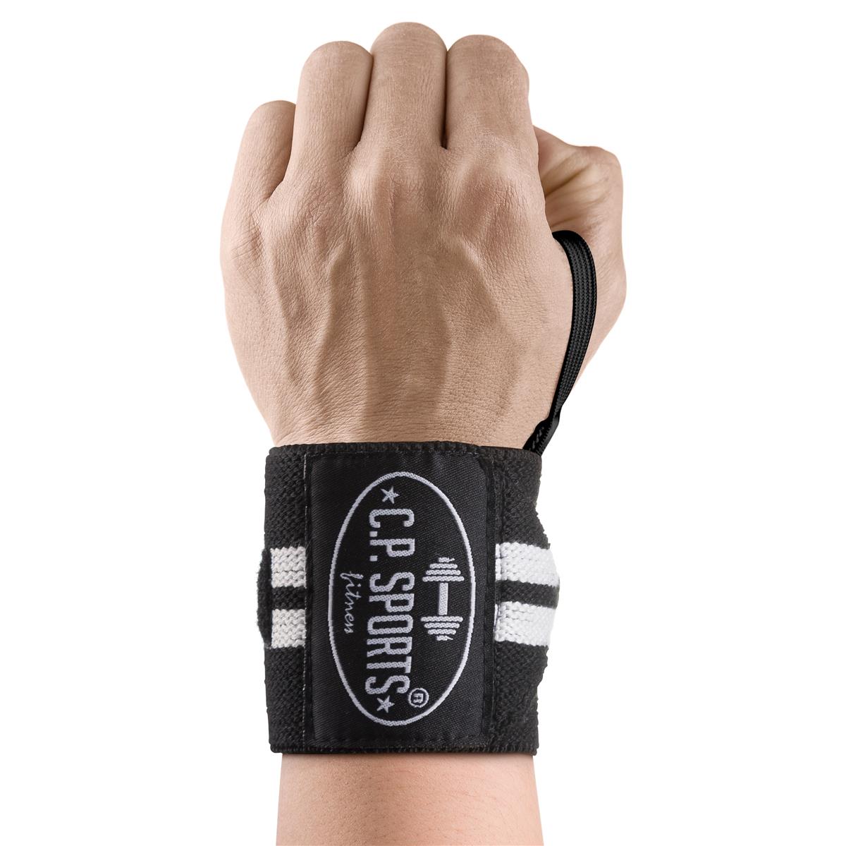 H&aring;ndledsbind 30 cm Sort-hvid