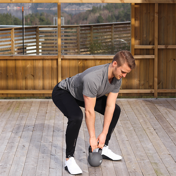 Kettlebell med beskyttelse  