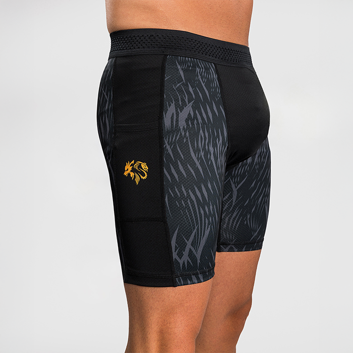 Venum X Chimaev Wild Borz Vale Tudo Shorts Sort Gr&aring;