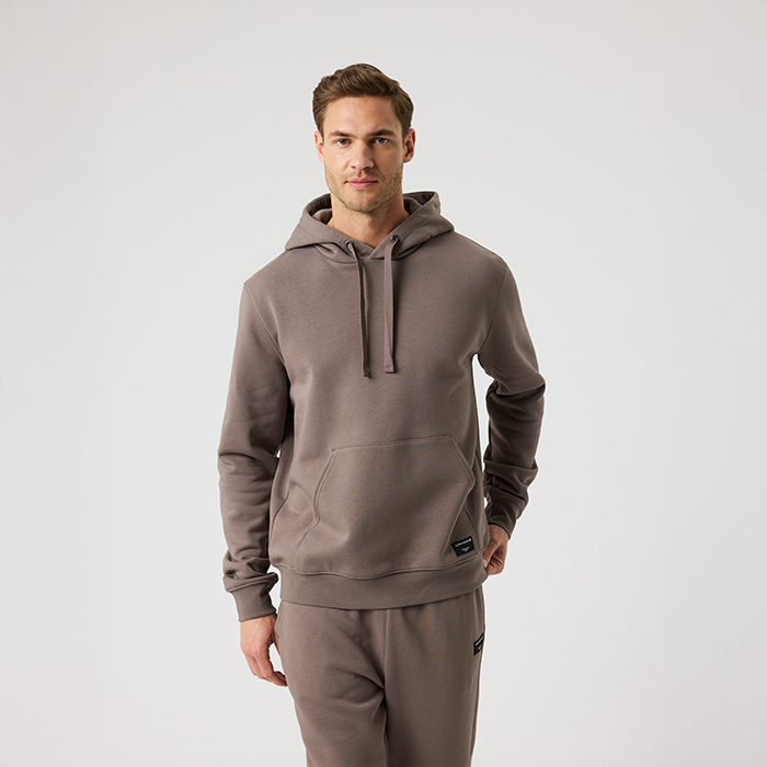 Centre Hoodie Brun