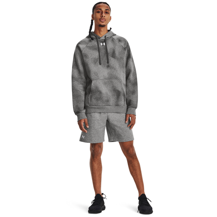 UA Rival Fleece Shorts Castlerock Light Heather