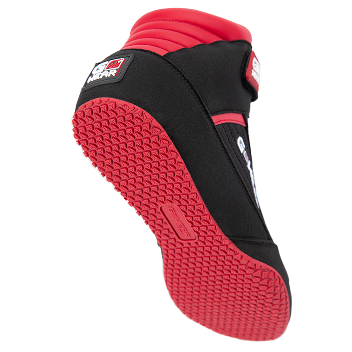 Classic High Tops, black/red