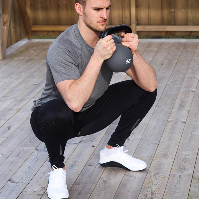Kettlebell med beskyttelse  