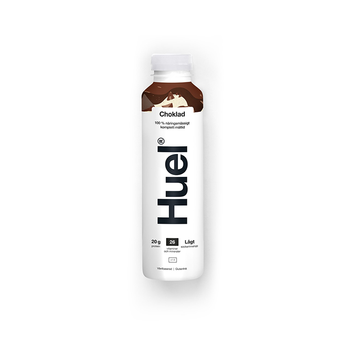 M&aring;ltidsers&auml;ttare Huel 12x500 ml choklad