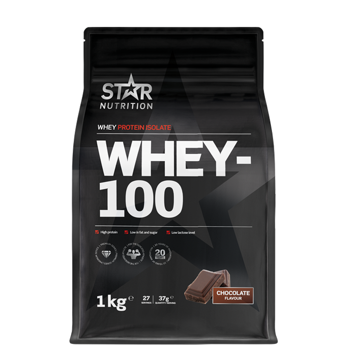 Whey-100 Valleprotein 1 kg choklad