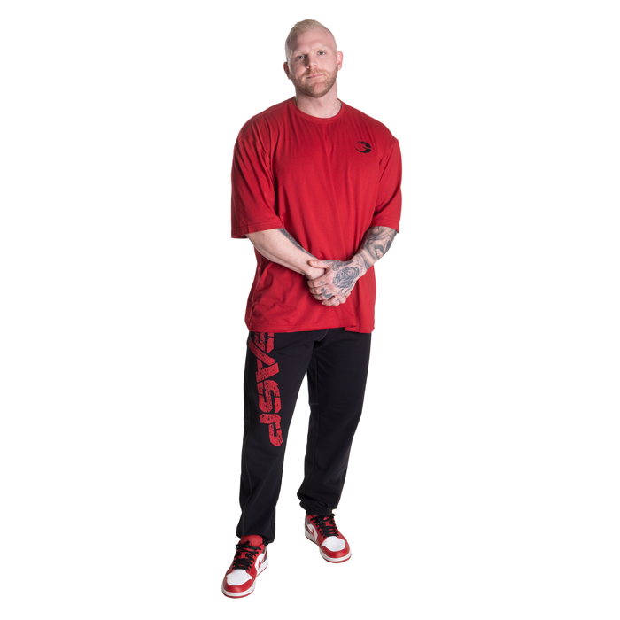 Vintage Sweatpants Sort R&oslash;d