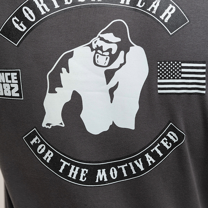 Huntley &AElig;rmel&oslash;s Hoodie Gr&aring;