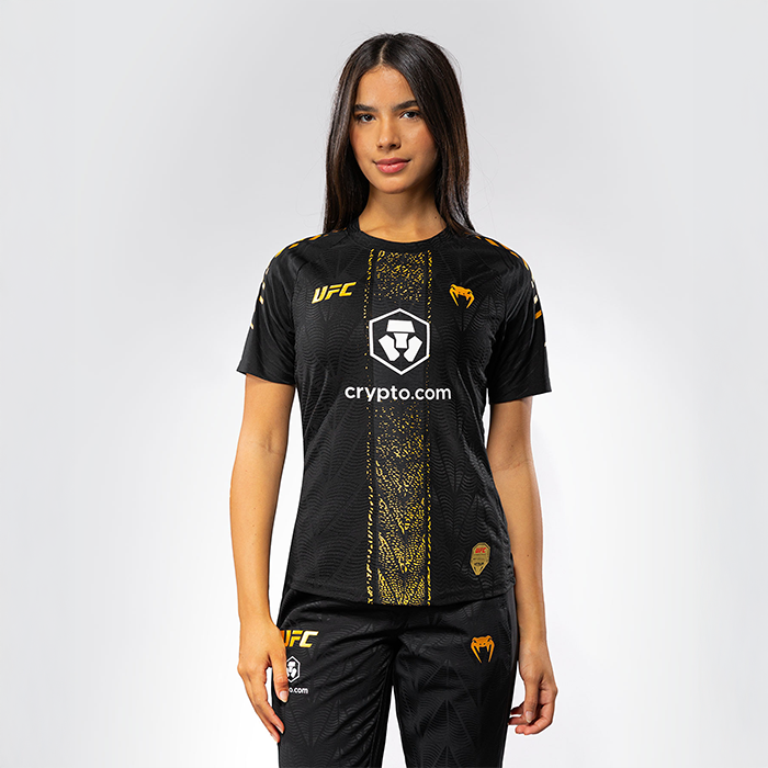 UFC Zenith by Venum Fight Night Tr&oslash;je Jersey Sort Guld