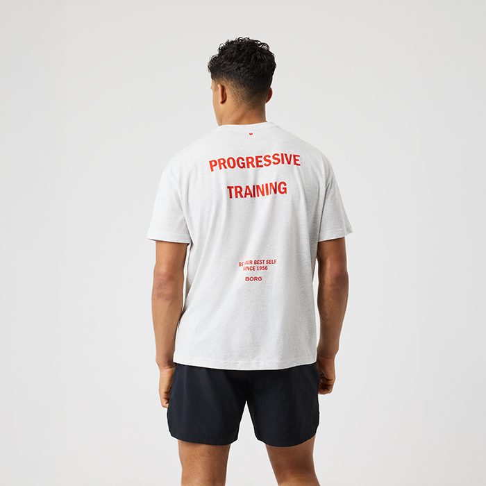 Gym Oversized T‑shirt Lysegr&aring;