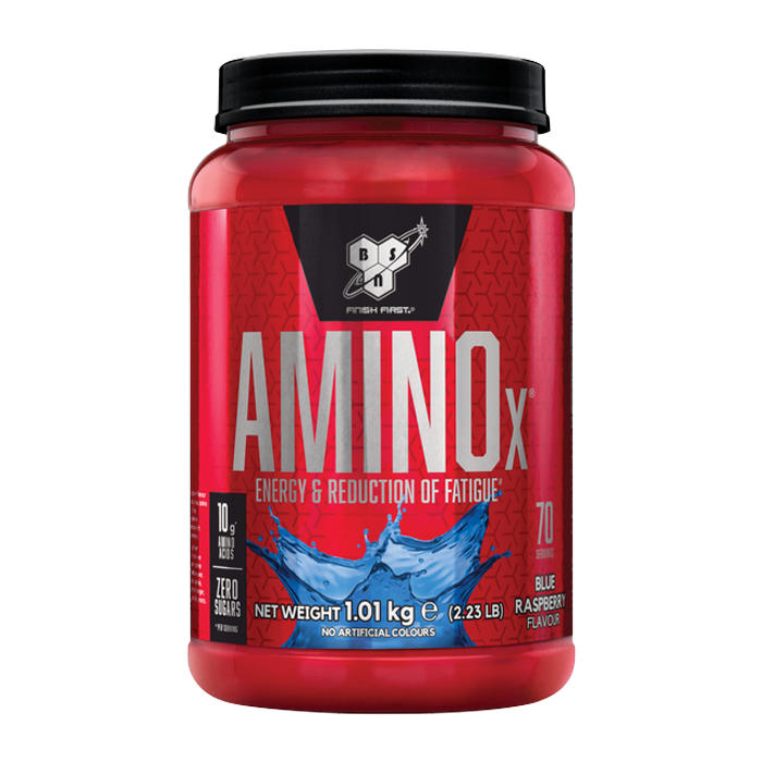 Amino-X BCAA Powder 70 portioner blue_raz