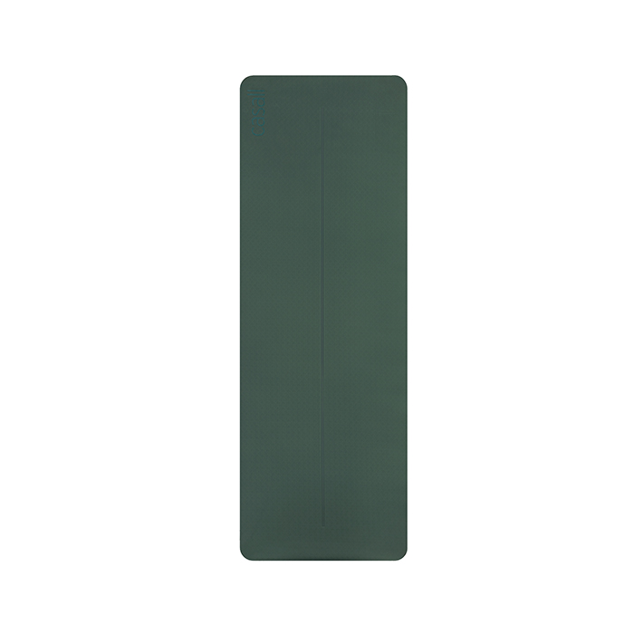 Yogamatta Position 4 mm Gr&oslash;n Sort