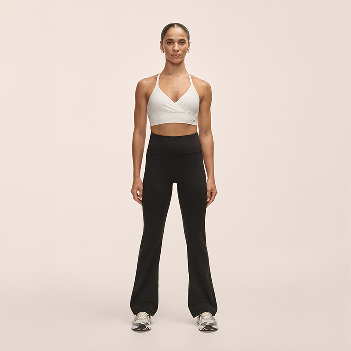 Soft Touch Flare Pants Sort