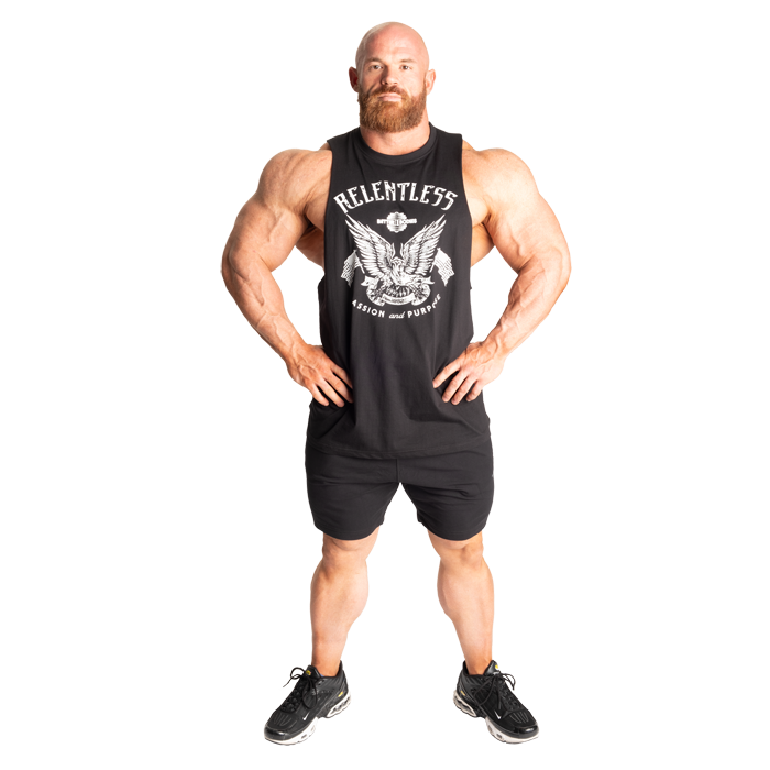 Relentless Cut Out T‑Shirt Sort Hvid