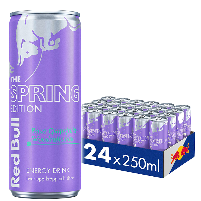 24 x Red Bull Energidrik, 250 ml, Lilac Edition