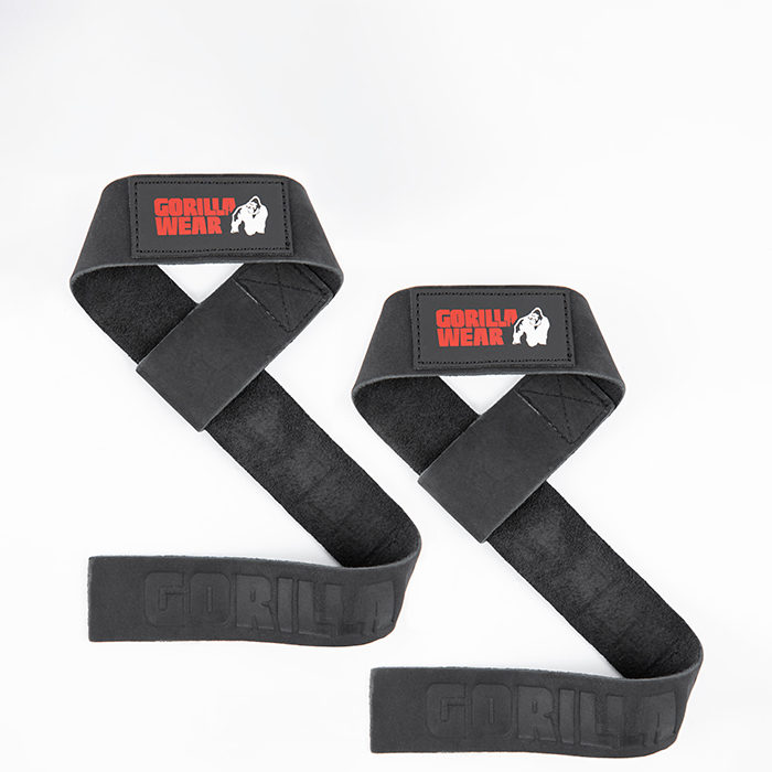 Lifting Straps L&aelig;der Sort