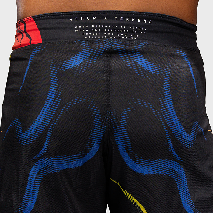 Venum x TEKKEN 8 Fightshorts Yoshimitsu Sort Orange
