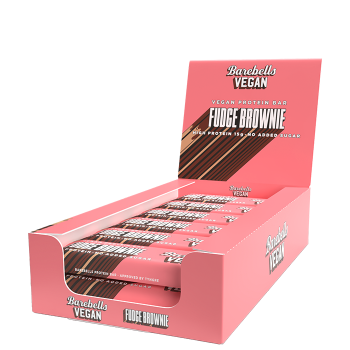 12 x Barebells Vegan Protein Bar 55 g fudge_brownie