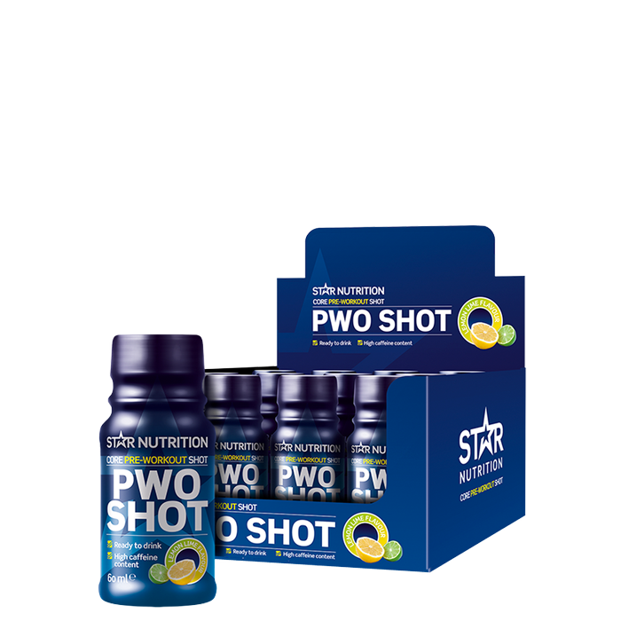 12 x Star Nutrition PWO Shot 60ml lemon_lime