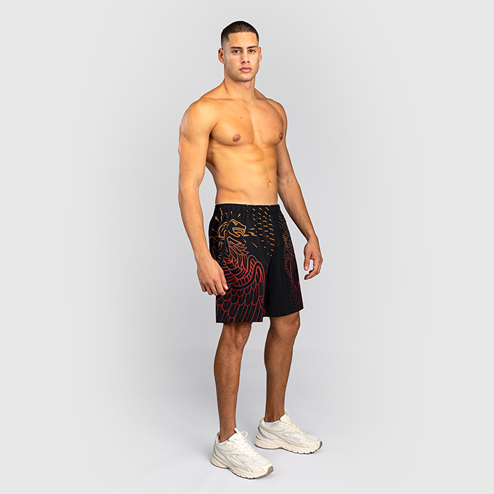 Venum Quetzal Fury Tr&aelig;ningsshorts Sort R&oslash;d Orange